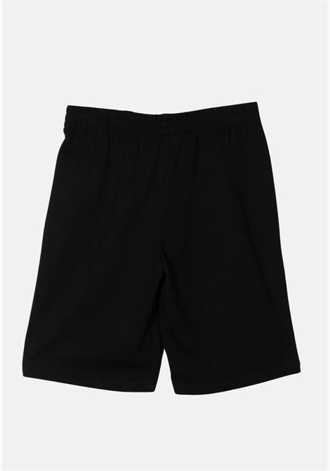 Black casual shorts for boy with logo print EA7 | Shorts | 8NBS51BJ05Z0200