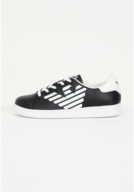 Black sneakers with side logo EA7 | Sneakers | XSX101XOT46A120
