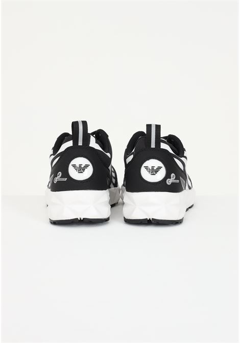 Sneakers casual da bambino nere con logo EA7 | Sneakers | XSX105XOT54A120