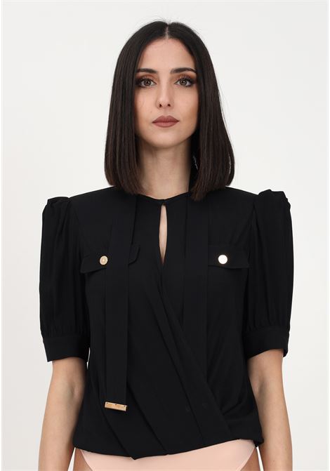 Elegant black bodysuit for women ELISABETTA FRANCHI | Body | CB00231E2110