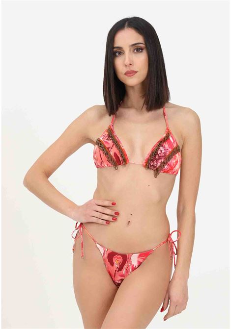 Bikini multicolor da donna con ciondoli F**K | Beachwear | FK23-0230X1.