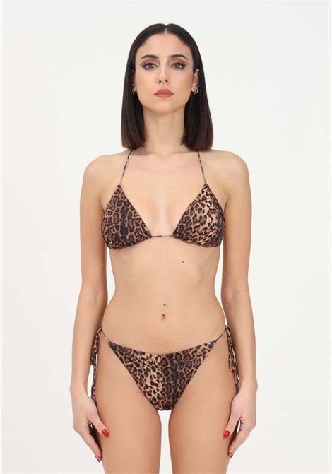 Bikini maculato da donna con arricciatura F**K | Beachwear | FK23-0710X1.