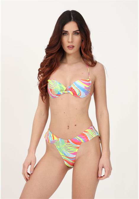 Bikini multicolor da donna con rocuhe F**K | Beachwear | FK23-0921X1.