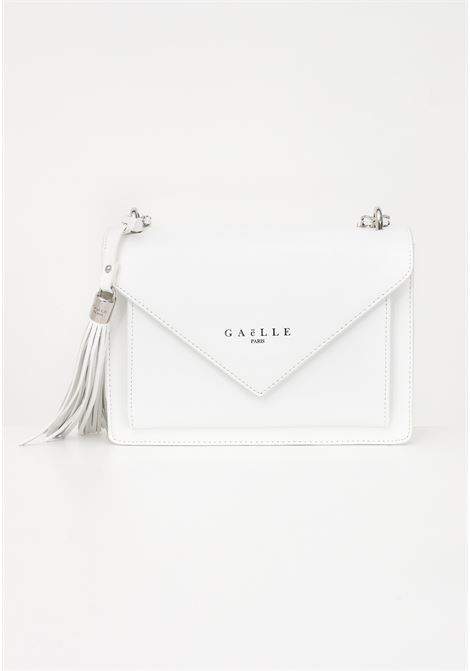 White shoulder bag for women in rigid envelope format GAELLE | Bag | GBADP4055BIANCO