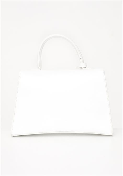 Women's white casual bag with logo and tassel pendant GAELLE | Bag | GBADP4061BIANCO