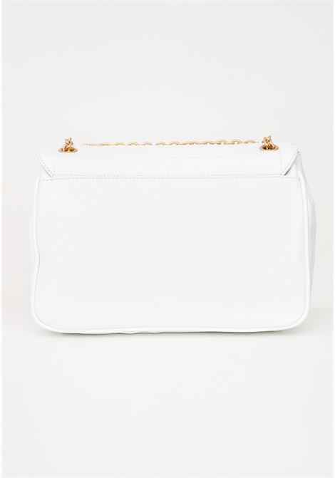 Women's white shoulder bag with logo GAELLE | Bag | GBADP4141BIANCO