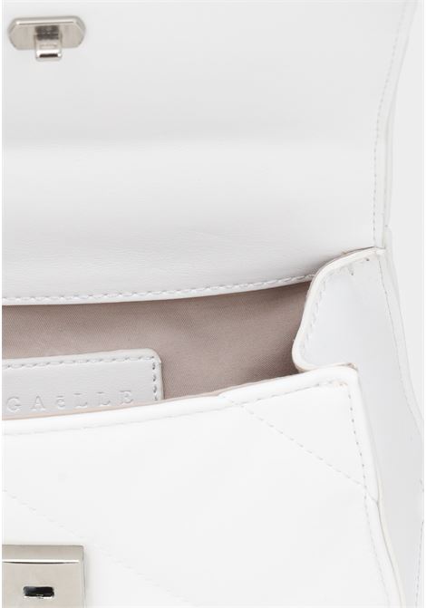 Women's white casual bag with G pendant GAELLE | Bag | GBADP4163BIANCO