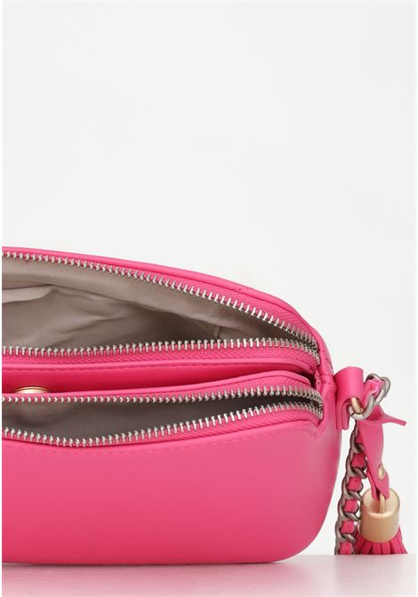 Fuchsia women's shoulder bag with logo GAELLE | Bag | GBADP4195FUCSIA