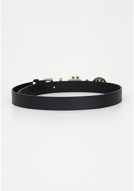 Cintura nera da donna con logo GAELLE | Cinture | GBADP4311NERO ORO