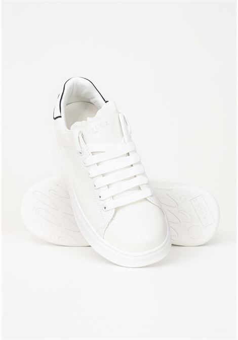 White casual sneakers for women with contrasting logo GAELLE | Sneakers | GBCDP2950BIANCO
