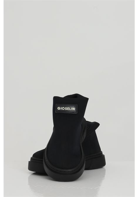 Sneakers nere da neonato con patch logo GIOSELIN | Sneakers | LIGHT-230FNKNERO-NERO