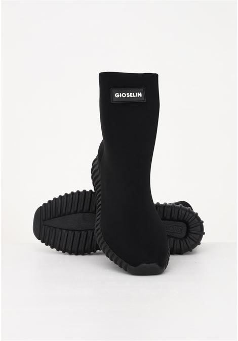 Sneakers casual nera da donna modello calza GIOSELIN | Sneakers | LIGHT-230FNNERO-NERO