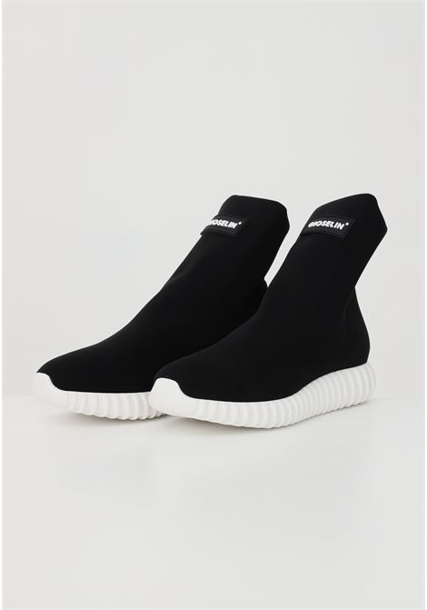 Sneakers casual nere da donna modello calza GIOSELIN | Sneakers | LIGHT-230NERO