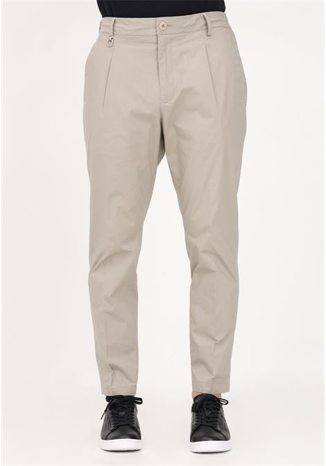 Classic and elegant men's beige trousers GOLDEN CRAFT | Pants | GC1PSS236613M073