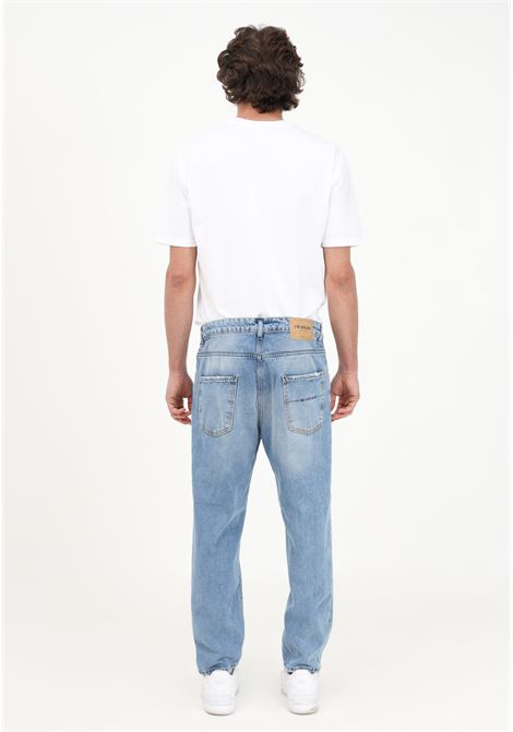 Jeans in denim chiaro da uomo con ricamo logo I'M BRIAN | Jeans | ALEX L9/23LAV 9/23