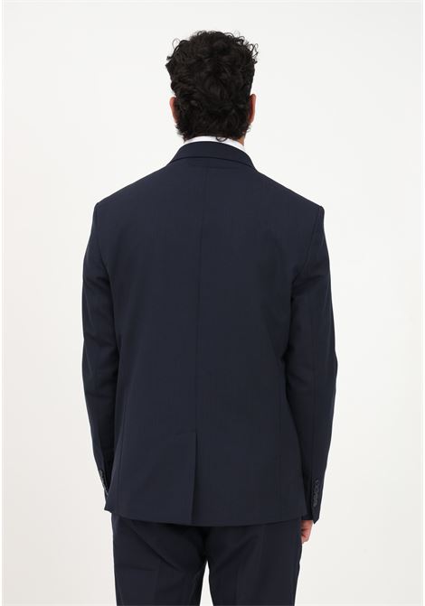 Elegant double-breasted blue jacket for men I'M BRIAN | Blazer | GIA2438005