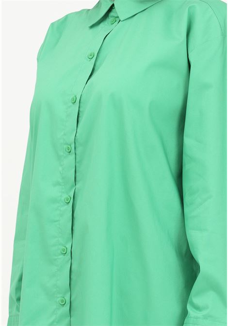 Camicia casual verde da donna con taglio lungo JDY | Camicie | 15233486KELLY GREEN