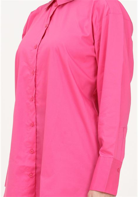 Camicia casual fuxia da donna con taglio lungo JDY | Camicie | 15233486SHOCKING PINK