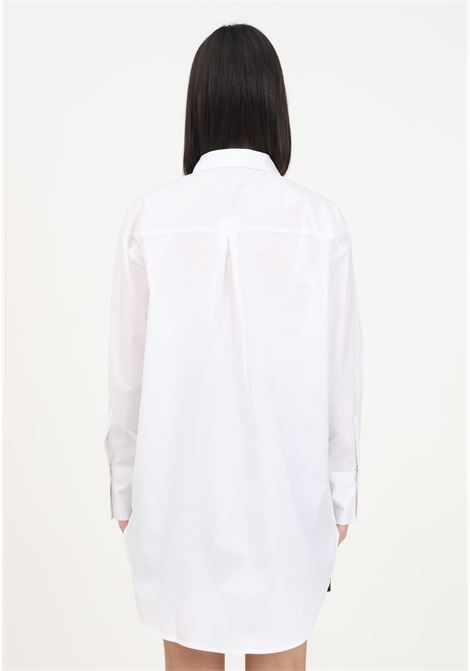 Camicia casual bianca da donna con taglio lungo JDY | Camicie | 15233486WHITE