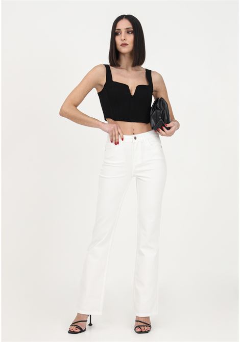 Jeans in denim bianco da donna a zampa L30 JDY | Jeans | 15281533-L30WHITE
