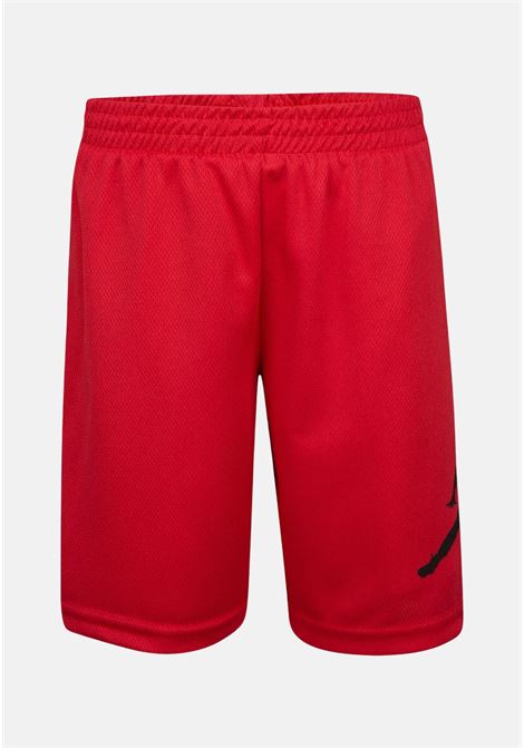 Shorts sportivo rosso da bambino con maxi stampa Jumpman JORDAN | Shorts | 957371R78