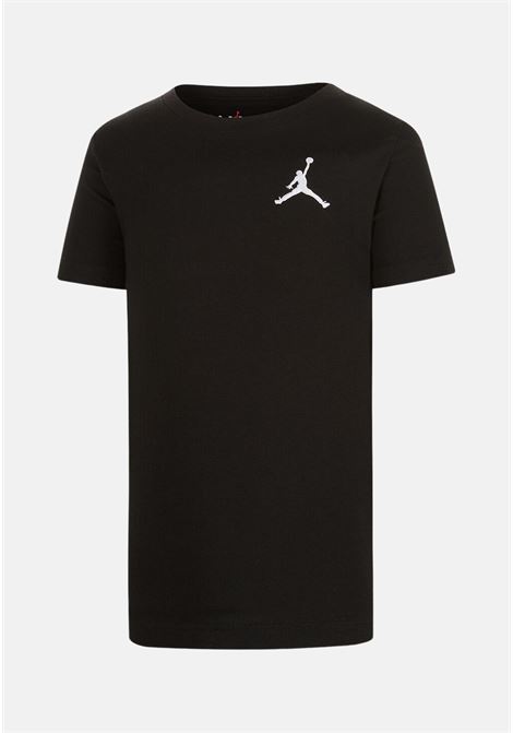 Black t-shirt for boys and girls with the Jumpman logo JORDAN | T-shirt | 95A873023