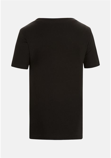 T-shirt nera per bambino e bambina con logo Jumpman JORDAN | T-shirt | 95A873023