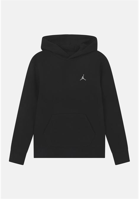 Black sweatshirt for boys and girls with hood and Jumpman logo JORDAN | Sweatshirt | 95A905023