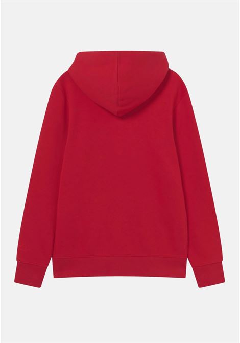 Red sweatshirt for boys and girls with hood and Jumpman logo JORDAN | 95A905R78
