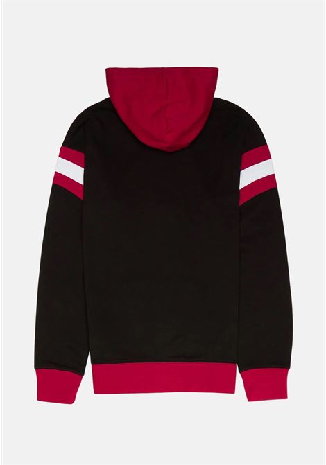 Black hooded sweatshirt for boys with Jumpman maxi logo print JORDAN | 95C154023