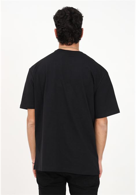 Men's black casual T-shirt with lettering logo print JUST CAVALLI | T-shirt | 74OBHG00CJ300899