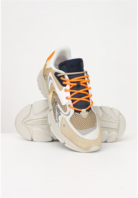 Men's beige sports sneakers L003 Neo 123 1 LACOSTE | Sneakers | E02033KN1