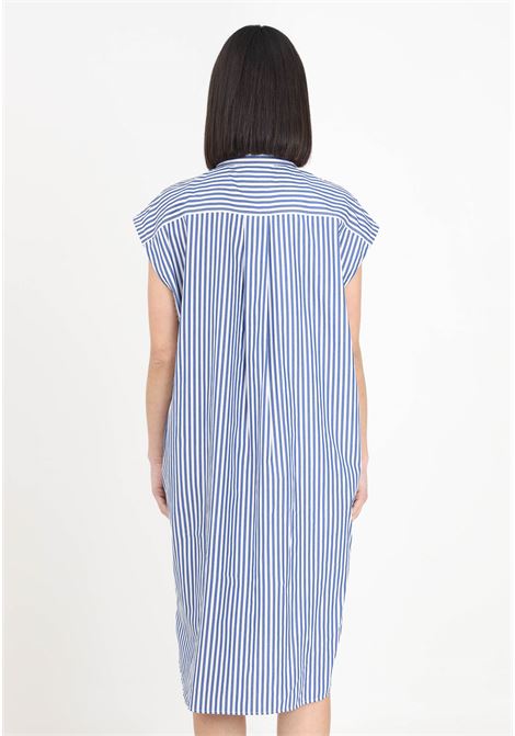Women's two-tone striped midi dress LACOSTE | EF5874NHX