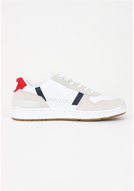 T-Clip men's white casual sneakers LACOSTE | Sneakers | I00757407