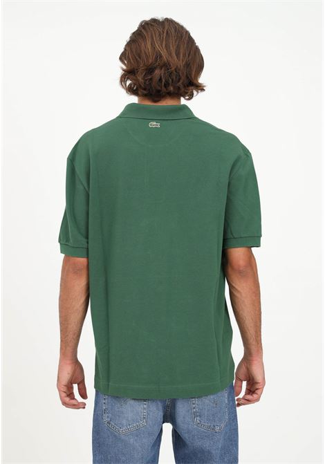 Green polo shirt for men and women with crocodile embroidered on the chest LACOSTE | Polo T-shirt | PH3922132