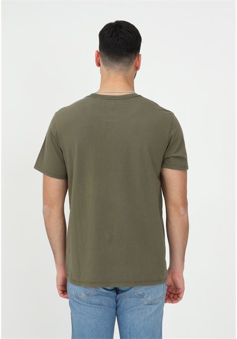 Green casual t-shirt for men and women with logo patch LEVI'S® | T-shirt | 56605-00210021
