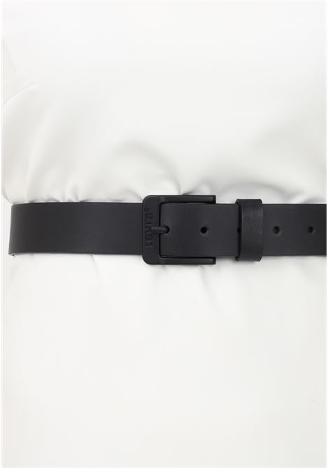 Black belt for men and women with matching buckle with logo LEVI'S® | Belt | 226938-00003059