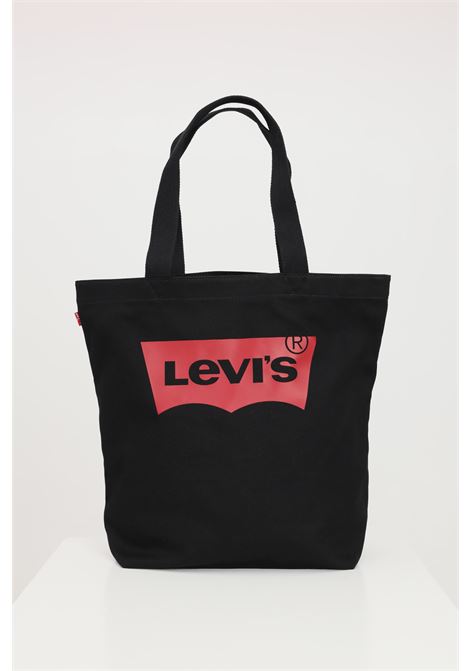 Women's black shopper with Batwing logo LEVI'S® | Bag | 227853-00006059