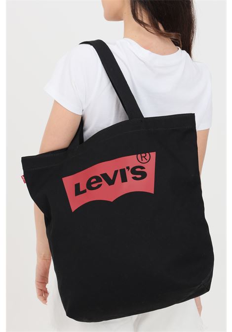 Shopper nera da donna con logo Batwing LEVI'S® | Borse | 227853-00006059