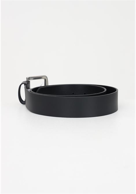 Black belt for men and women with logoed metal buckle LEVI'S® | Belt | 229108-00003059
