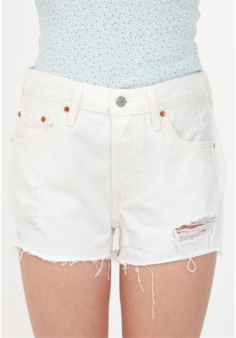 Casual white denim shorts for women LEVI'S® | Shorts | 56327-02430243