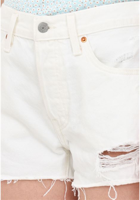 Shorts casual in denim bianco da donna LEVI'S® | Shorts | 56327-02430243