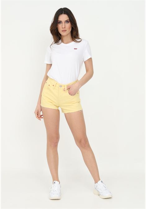 Casual yellow denim shorts for women LEVI'S® | Shorts | 56327-02470247