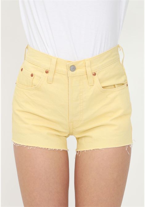 Shorts casual in denim giallo da donna LEVI'S® | Shorts | 56327-02470247