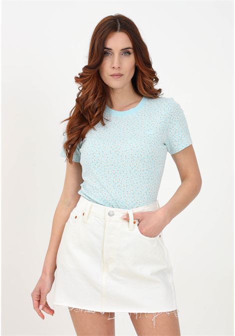 Icon short skirt in white denim for women LEVI'S® | Skirt | A4694-00050005