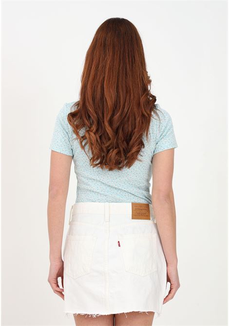 Icon short skirt in white denim for women LEVI'S® | Skirt | A4694-00050005