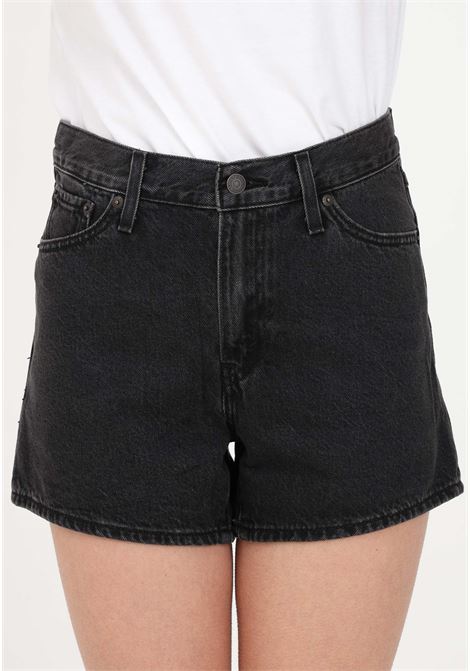 Shorts casual in denim nero da donna MOM ANNI '80 LEVI'S® | Shorts | A4695-00000000