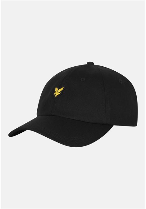 Black cap for men with front logo patch LYLE & SCOTT | Hat | LSHE906AF572
