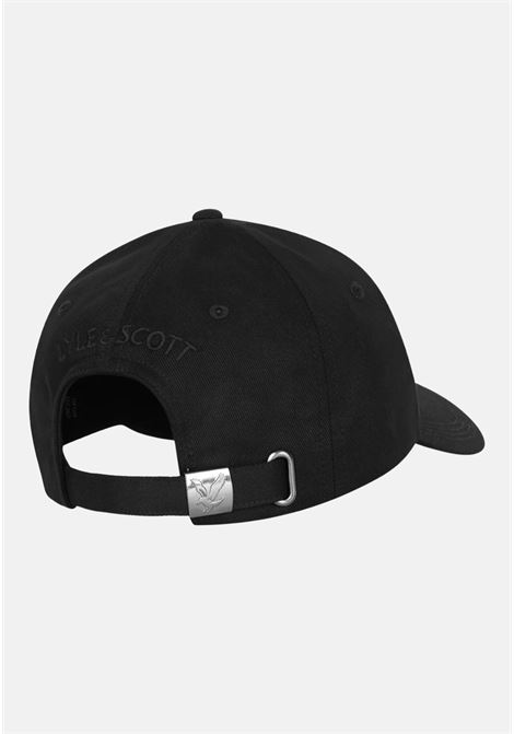 Black cap for men with front logo patch LYLE & SCOTT | Hat | LSHE906AF572