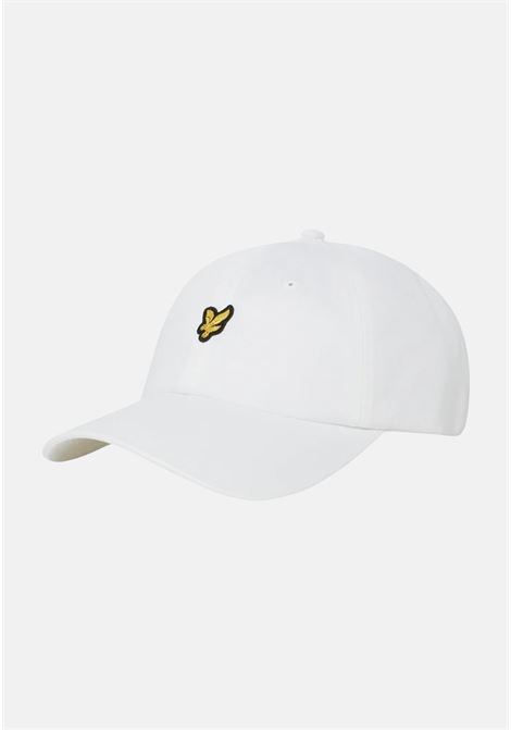 White cap for men with front logo patch LYLE & SCOTT | Hat | LSHE906AF626